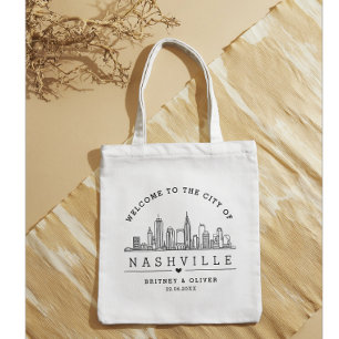 Bolsa de tote de la línea aérea de Nashville - Fav