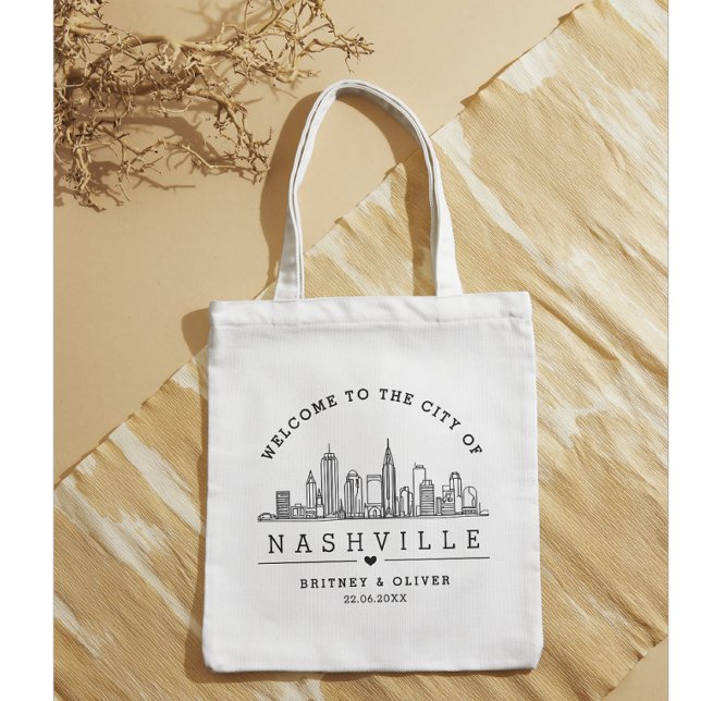 Bolsa de tote de la línea aérea de Nashville - Fav (Subido por el creador)