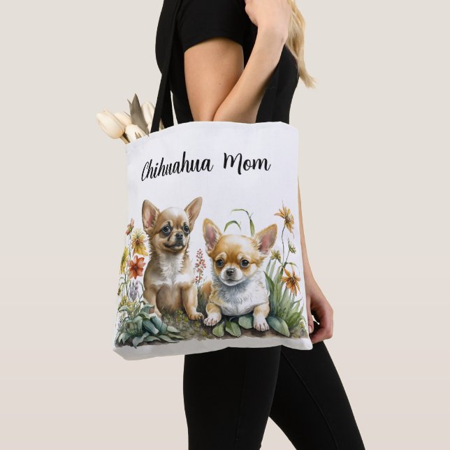 Bolsa de tote de la mamá de Chihuahua (Detalle)