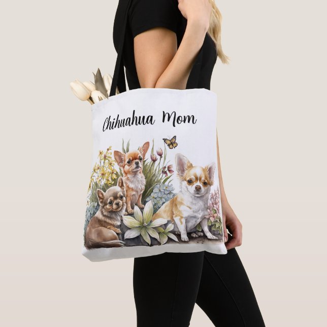 Bolsa de tote de la mamá de Chihuahua (Detalle)