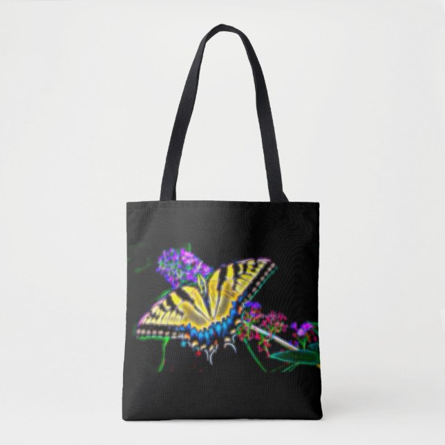 Bolsa De Tote De La Mariposa Estilizada (Anverso)