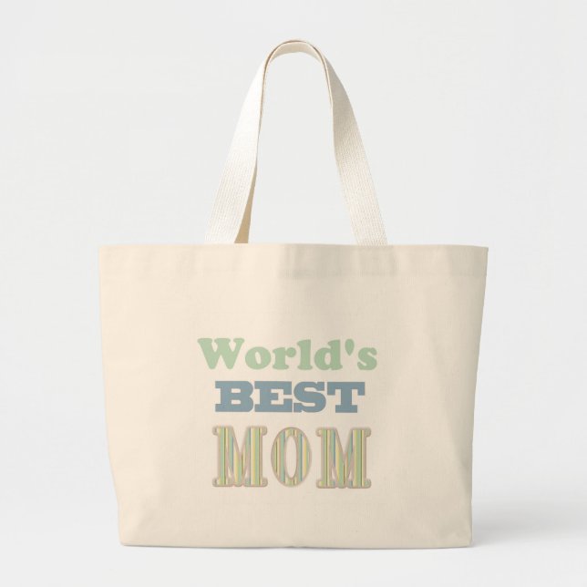 Bolsa de Tote de la mejor mamá del mundo (Frente)