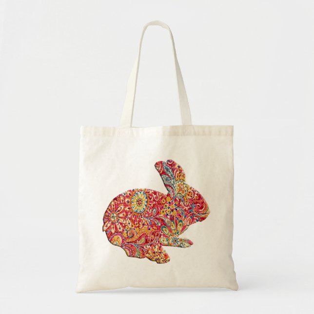 Bolsa De Tote De La Montaña De La Pascua De Silhou (Frente)