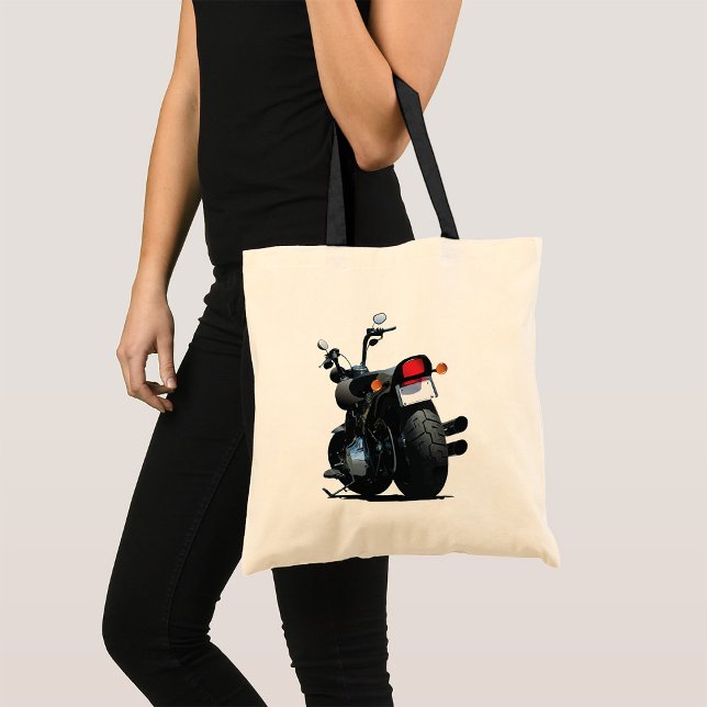 Bolsa de Tote de la motocicleta negra (Subido por el creador)