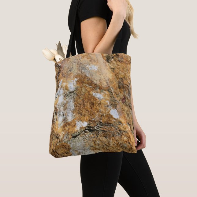 Bolsa de Tote de la Naturaleza del Granito Dorado (Detalle)