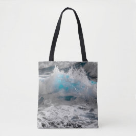 Bolsa De Tote De La Ola Del Mar Del Océano