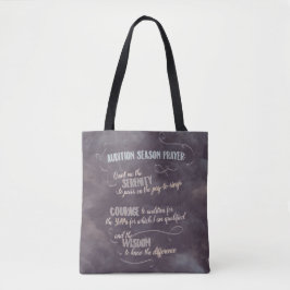 Bolsa de tote de la oración de la temporada de aud
