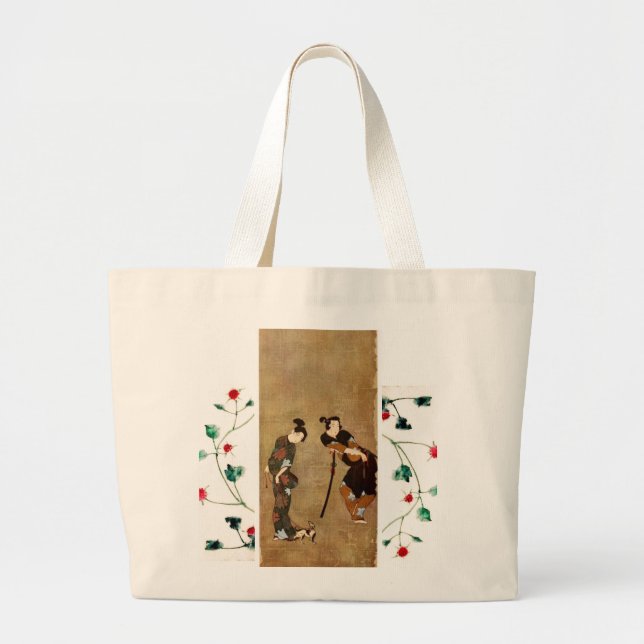 Bolsa de Tote de la Pareja Asiática (Frente)