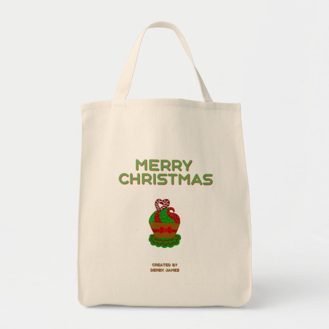 Bolsa de Tote de la pastelería de navidades (Frente)