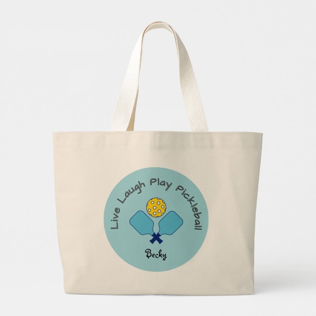 Bolsa De Tote De La Pelota De Pickleball De La Rey (Reverso)