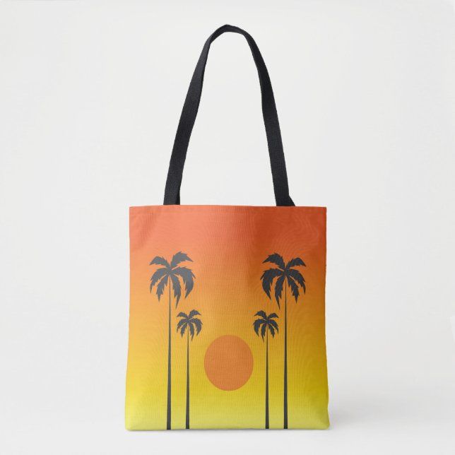 Bolsa de tote de la puesta del sol (Anverso)