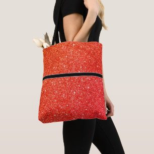 Bolsa de tote de la Purpurina de las mujeres con f