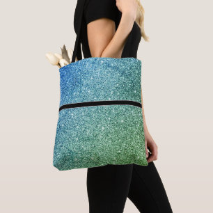 Bolsa de tote de la Purpurina de las mujeres con f