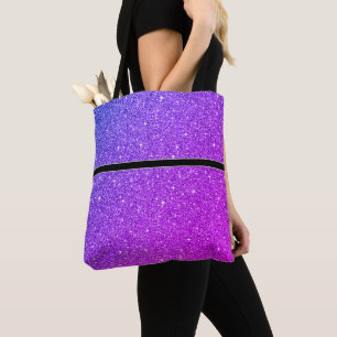 Bolsa de tote de la Purpurina de las mujeres con f
