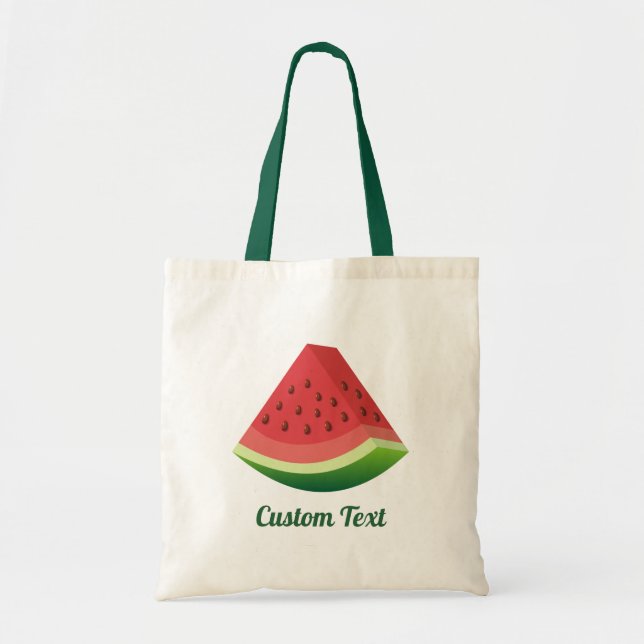 Bolsa De Tote De La Seda De La sandía (Frente)