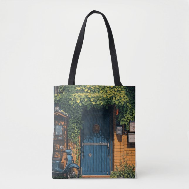 Bolsa de Tote de la Serenidad de Verano,Ilustracio (Anverso)