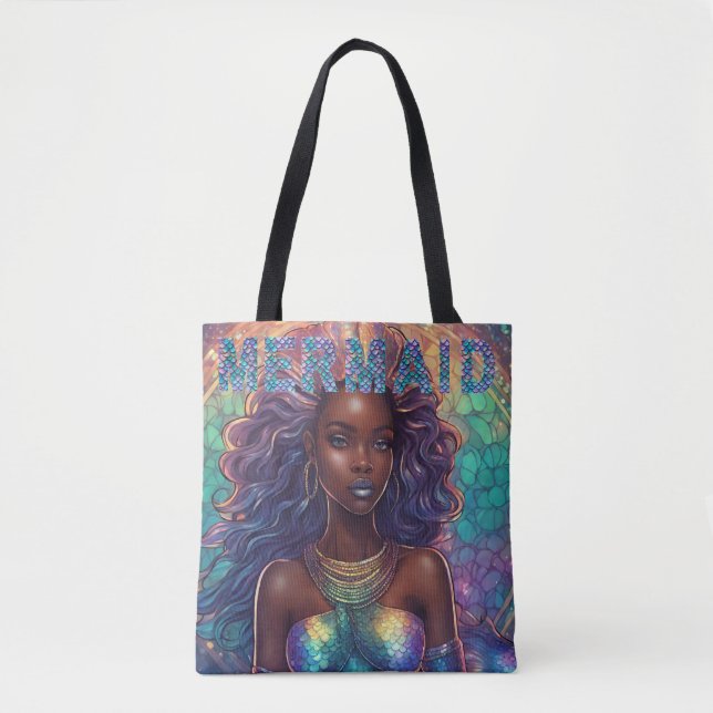 Bolsa de Tote de la Sirena Negra (Anverso)