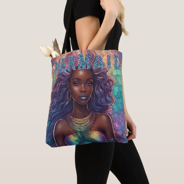 Bolsa de Tote de la Sirena Negra (Detalle)
