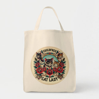 Bolsa de Tote de Lady Cat libre de niños