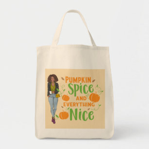 Bolsa De Tote De Las Especias De Calabaza