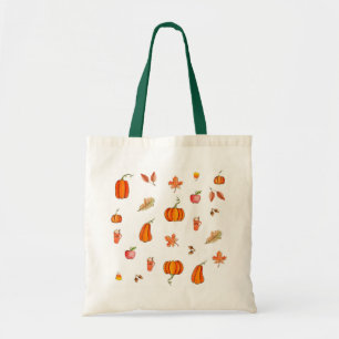 Bolsa De Tote De Las Especias De Calabaza