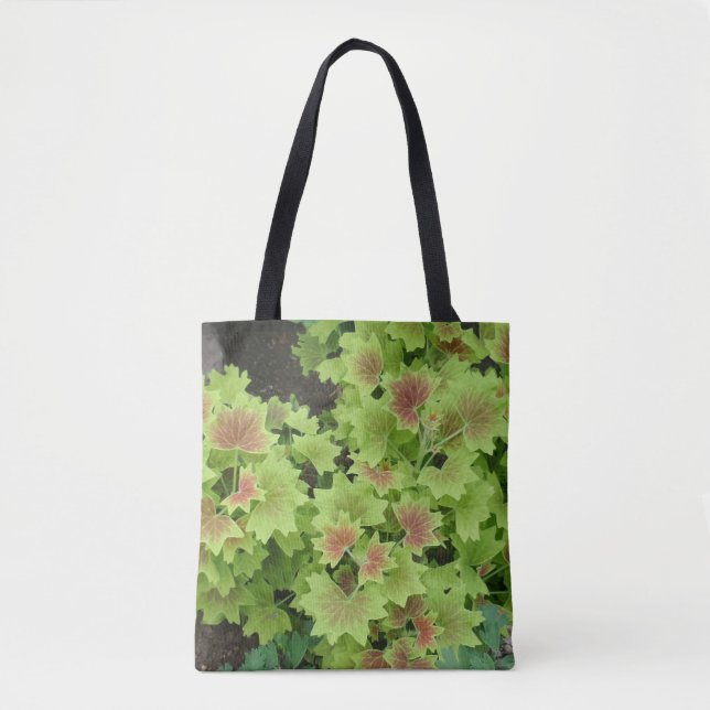 Bolsa de Tote de las Leafs Rojas Verdes (Anverso)