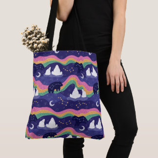 Bolsa De Tote De Las Luces Del Norte