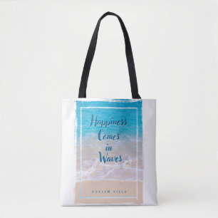 Bolsa de tote de las ondas de onda, media