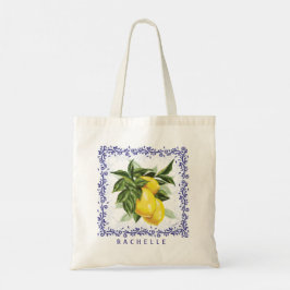 Bolsa De Tote De Lemons Design Canvas