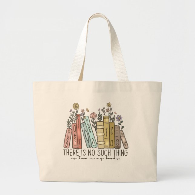 Bolsa de Tote de libro grande (Frente)