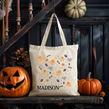 Bolsa de tote de lienzo de Personalizable para niñ