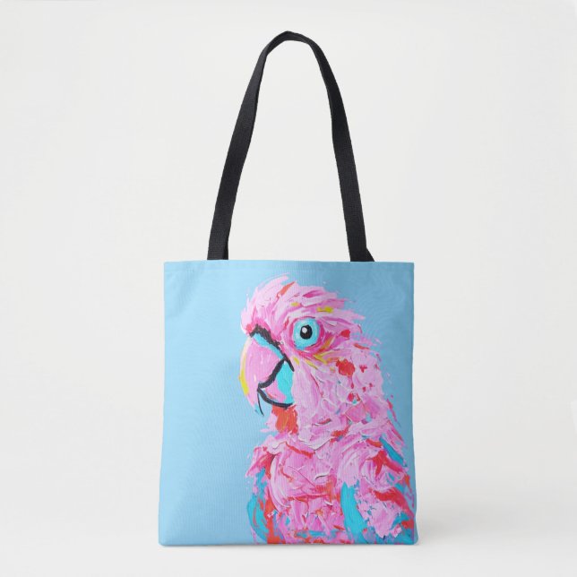 Bolsa De Tote De Loro Azul (Anverso)