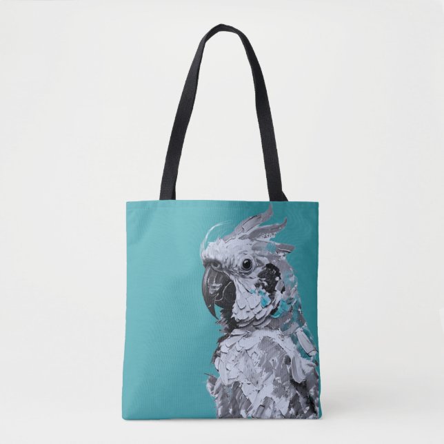 Bolsa De Tote De Loro Gris (Anverso)
