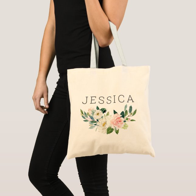 Bolsa de Tote de los Blooms de Rubor (Anverso (producto))