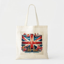 Bolsa de Tote de los monumentos de Union Jack