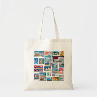 BOLSA DE TOTE DE LOS SELLOS DE VIAJE