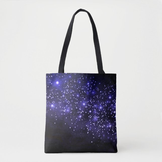 Bolsa De Tote De Luz Azul Medianoche (Anverso)