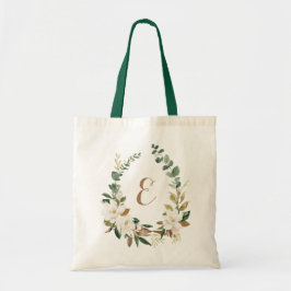 Bolsa de Tote de Magnolia floral personalizada