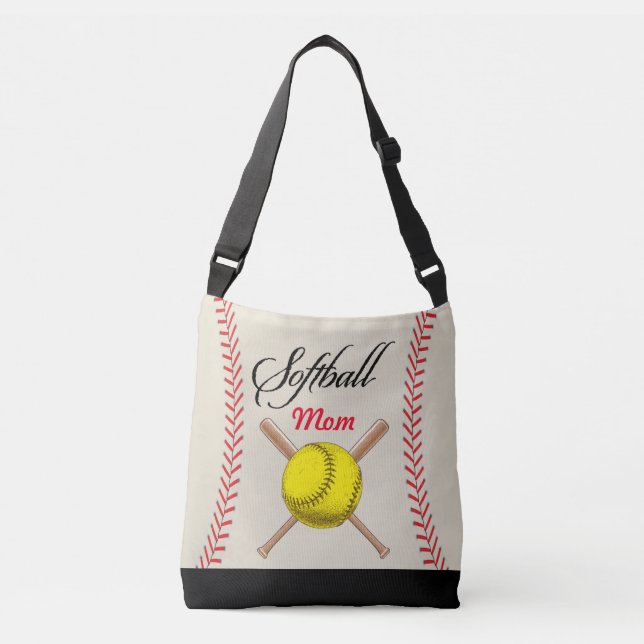 Bolsa de tote de mamá de Sofball (Anverso)