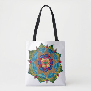 Bolsa De Tote De Mandala Mind All-Over-Print
