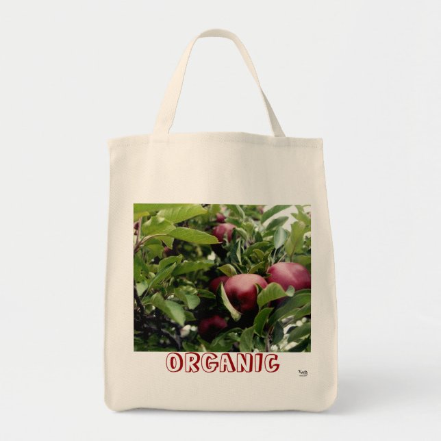 Bolsa de Tote de manzanas orgánicas (Frente)