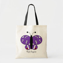 Bolsa de Tote de Mariposa Cuadrima Colorida - Empe