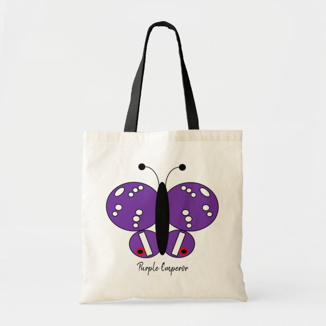 Bolsa de Tote de Mariposa Cuadrima Colorida - Empe (Frente)