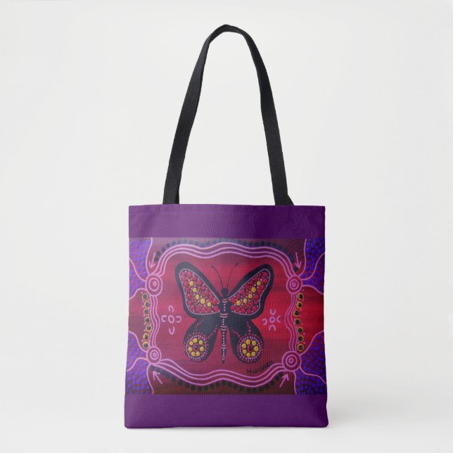 Bolsa De Tote De Mariposa De Verano (Anverso)