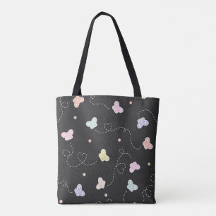 Bolsa de Tote de Mariposa Pastel - Cuto y capricho