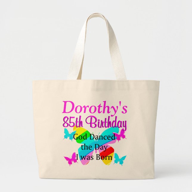 BOLSA DE TOTE DE MARIPOSAS PERSONALIZADA 85ª (Frente)