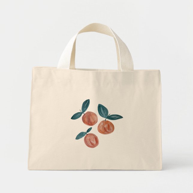 Bolsa De Tote De Naranja Pequeño (Frente)