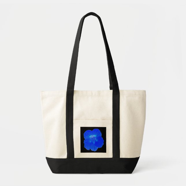 Bolsa De Tote De Nasturtium Azul (Frente)