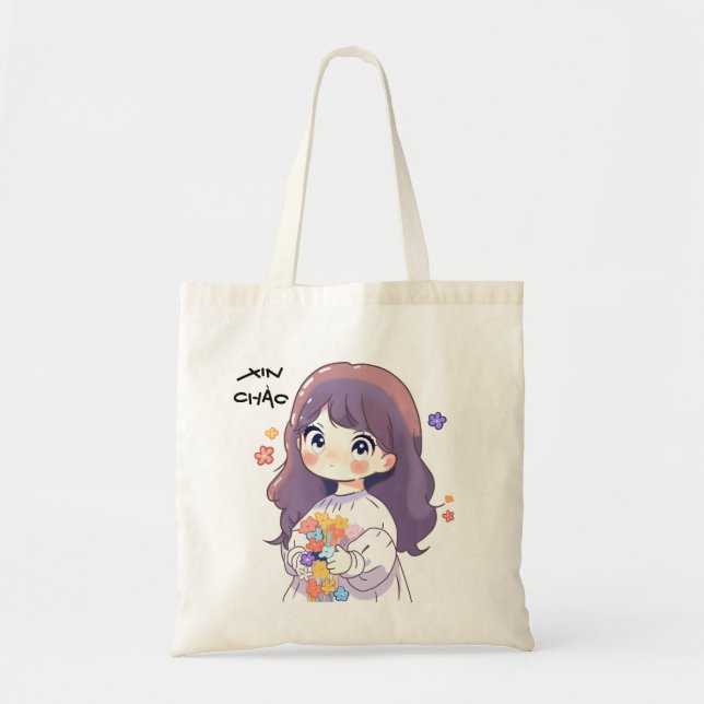 Bolsa de Tote de Niña Cuta (Frente)