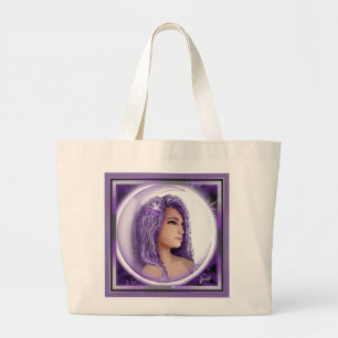 Bolsa De Tote De Niño Morado De La Luna